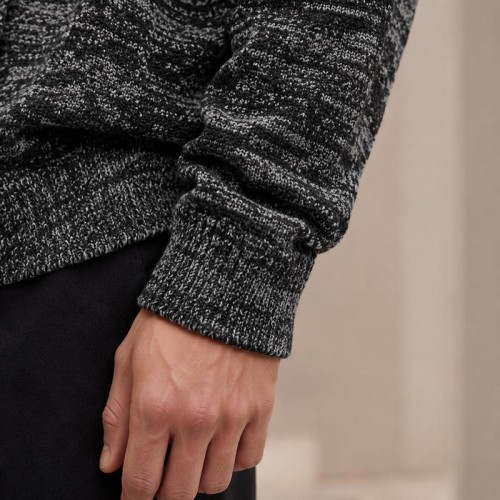 Marled Custom Fit Knit Jackets Cardigan Sweater