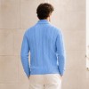 Cable Knit Custom Fit Knit Jackets Zip Cardigan