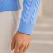 Cable Knit Custom Fit Knit Jackets Zip Cardigan