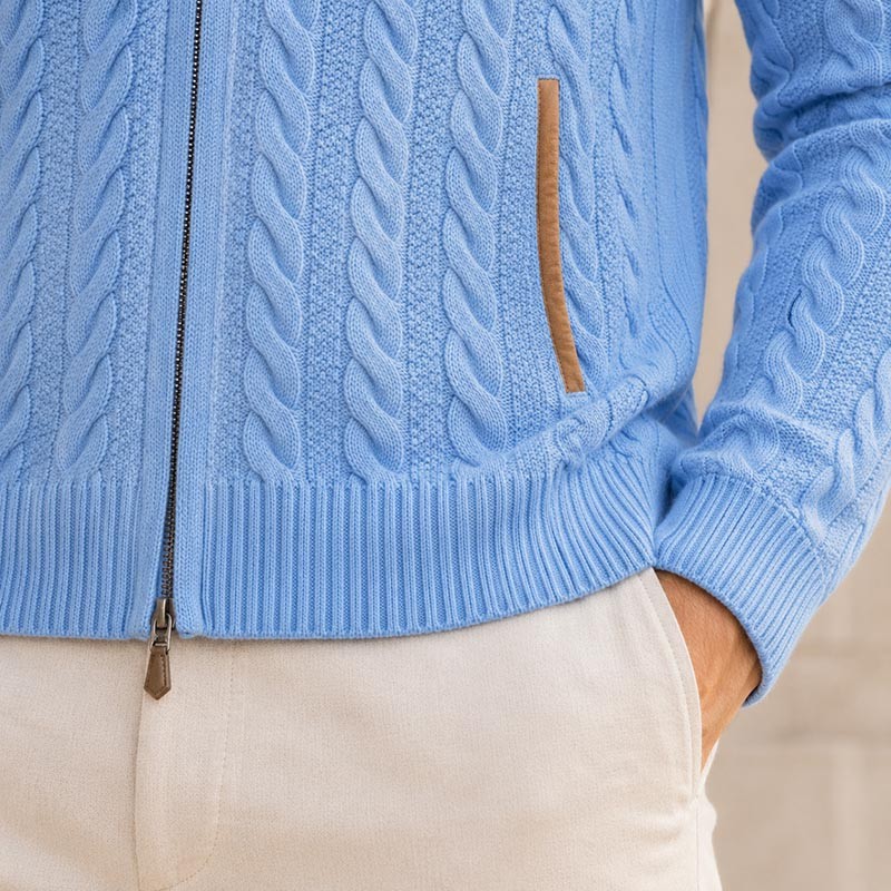 Detail image of jacket lining