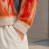 Brushed Stripe Custom Fit Knit Jackets Cardigan