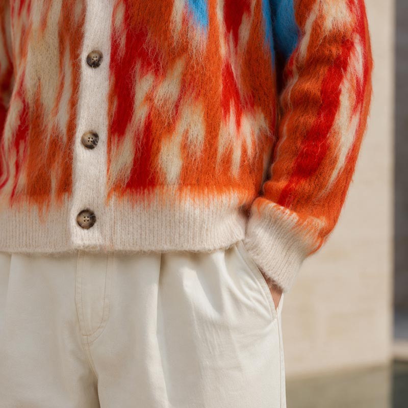 Detail image of jacket lining