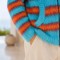 Fuzzy Stripe Custom Zip Up Hoodies Knit Sweater