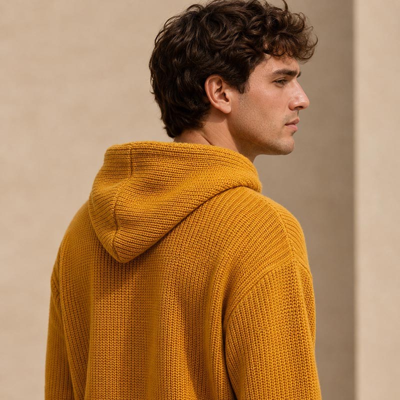 Green retro jacket model display