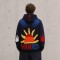 Graphic Knit Custom Zip Up Hoodies Sweater