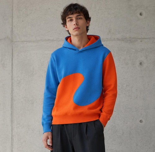 Colorblock Custom Sweater Hoodie Knit Pullover