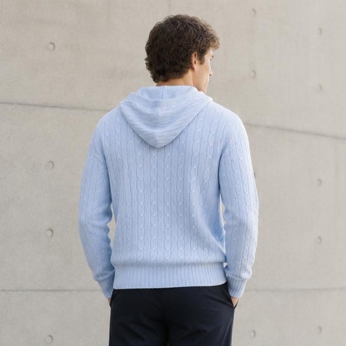 Cable Knit Custom Sweater Hoodie Pullover