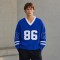 Varsity Number Custom Fit Knit Sweater