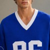 Varsity Number Custom Fit Knit Sweater