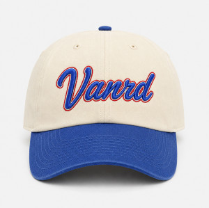 Custom Embroidered Baseball Cap with Two-Tone Brim