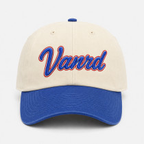 Custom Embroidered Baseball Cap with Two-Tone Brim