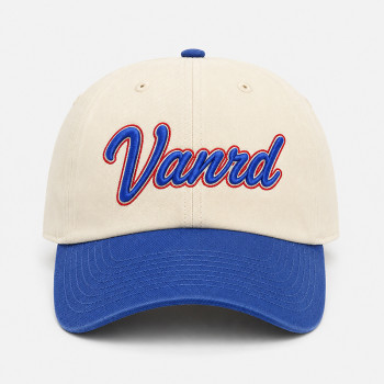 Custom Embroidered Baseball Cap with Two-Tone Brim