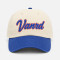 Custom Embroidered Baseball Cap with Two-Tone Brim