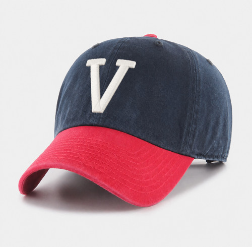 Custom Embroidered Baseball Cap with Contrast Brim