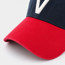 Custom Embroidered Baseball Cap with Contrast Brim