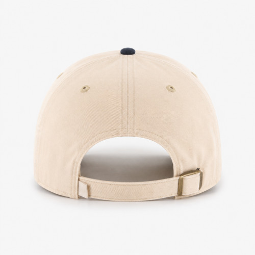 Custom Embroidered Baseball Cap with Navy Contrast Brim
