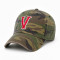 Custom Camo Baseball Cap with Raised Embroidery