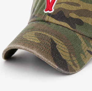 Custom Camo Baseball Cap with Raised Embroidery