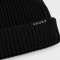Custom Knit Beanie with Ribbed Cuff Label