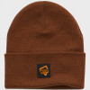 Custom Knit Beanie with Logo Patch for Private Label