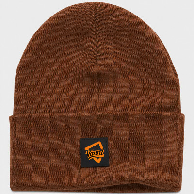 Custom Knit Beanie with Logo Patch for Private Label