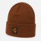 Custom Knit Beanie with Logo Patch for Private Label