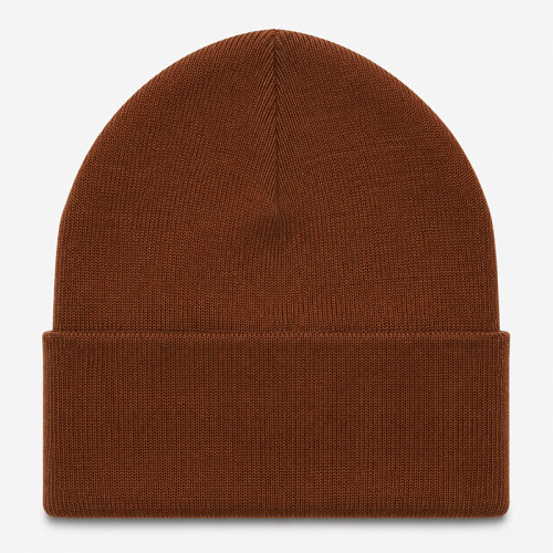 Custom Knit Beanie with Logo Patch for Private Label
