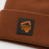 Custom Knit Beanie with Logo Patch for Private Label