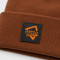 Custom Knit Beanie with Logo Patch for Private Label