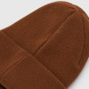 Custom Knit Beanie with Logo Patch for Private Label