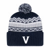 Custom Pom Pom Beanie with Jacquard Knit Pattern