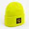 Custom Knit Beanie with Neon Logo Patch
