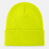 Custom Knit Beanie with Neon Logo Patch