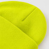 Custom Knit Beanie with Neon Logo Patch