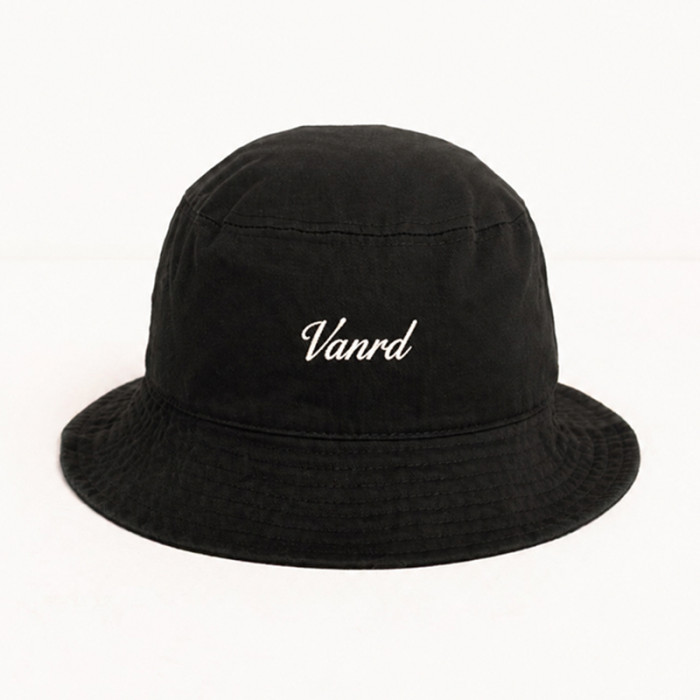 Custom Embroidered Bucket Hat with Washed Cotton Brim