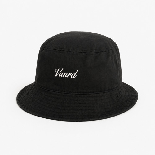 Custom Embroidered Bucket Hat with Washed Cotton Brim