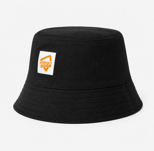 Custom Logo Patch Bucket Hat with Structured Crown