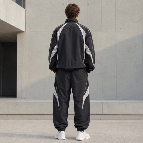 Custom Nylon Tracksuit Set Private Label Manufacturer