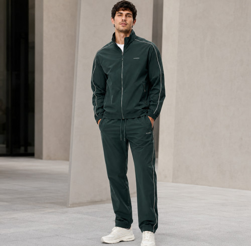 Custom Dark Green Tracksuit Private Label Manufacturer