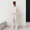 Custom Tracksuit Set with Tonal Jacquard Texture