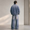 Custom Denim Jacket Jeans Set Private Label Manufacturer