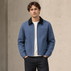 Custom Work Jacket with Contrast Collar for Brands