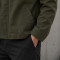 Custom Work Jacket with Contrast Collar for Private Label