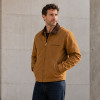 Custom Work Jacket with Contrast Collar for Private Label