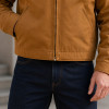 Custom Work Jacket with Contrast Collar for Private Label