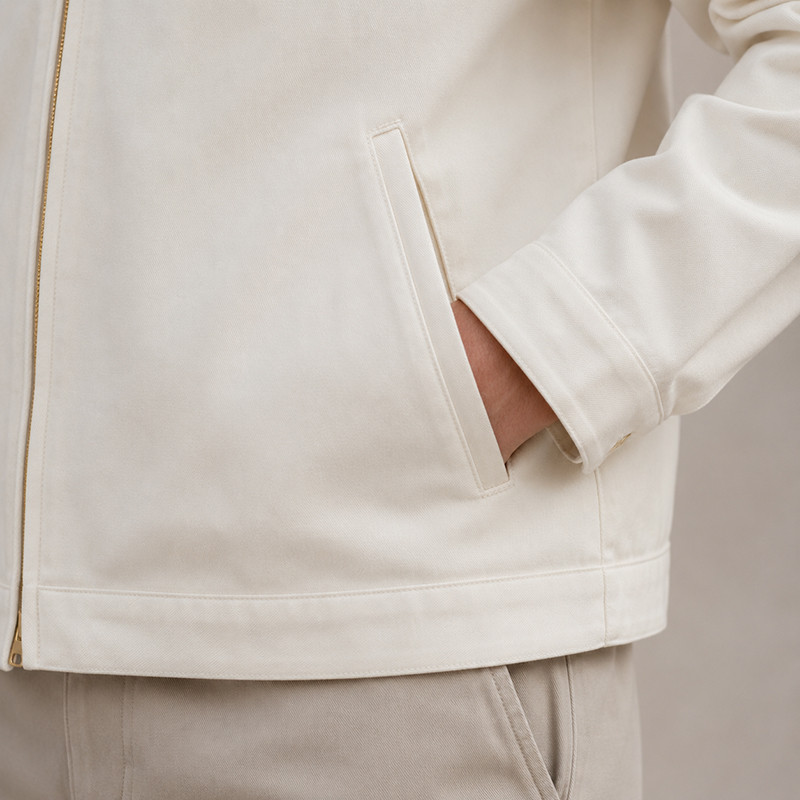 Detail image of jacket lining