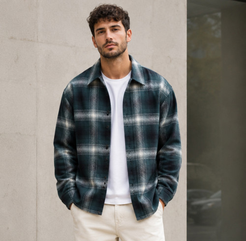 Custom Flannel Jacket for Private Label Overshirts