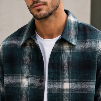 Custom Flannel Jacket for Private Label Overshirts