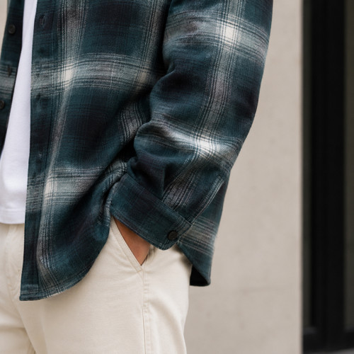 Custom Flannel Jacket for Private Label Overshirts