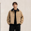 Custom Work Jacket with Distressed Canvas for Private Label
